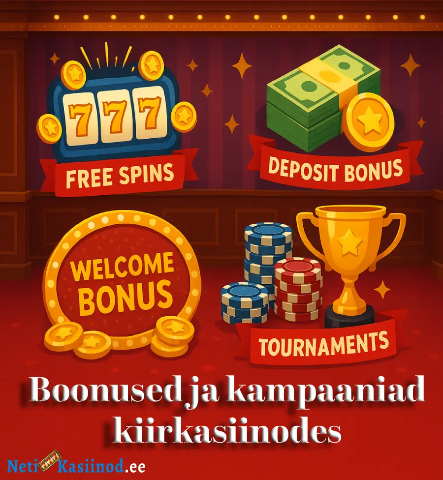 Pakkumised kontovabades kasiinodes